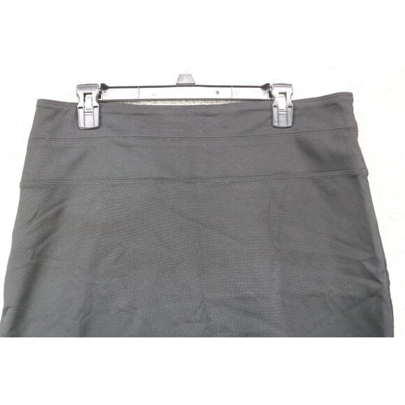 Athleta Black Skirt-Size 12-Zippers-Side Zip - Picture 8 of 8